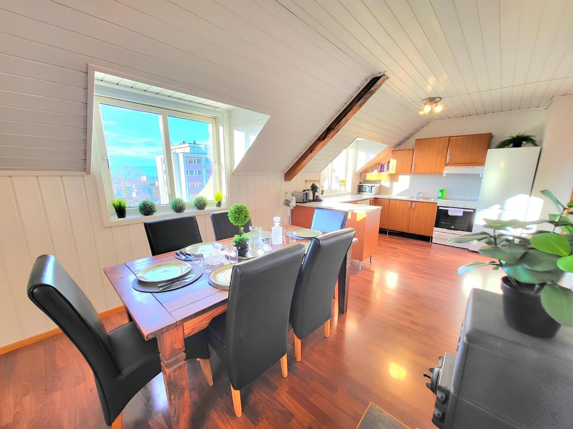 Апартаменти Sunset Penthouse, Fjord View & Parking Тронгейм Екстер'єр фото
